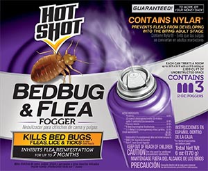 HOT SHOT Flea Bomb and bed bug fogger